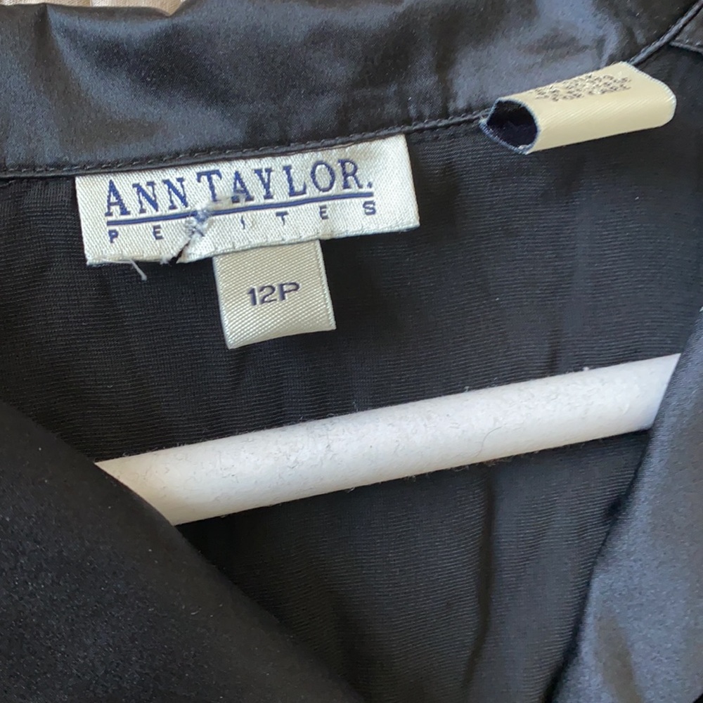 Ann Taylor Velvet and Silk shirt - Picture 3 of 7